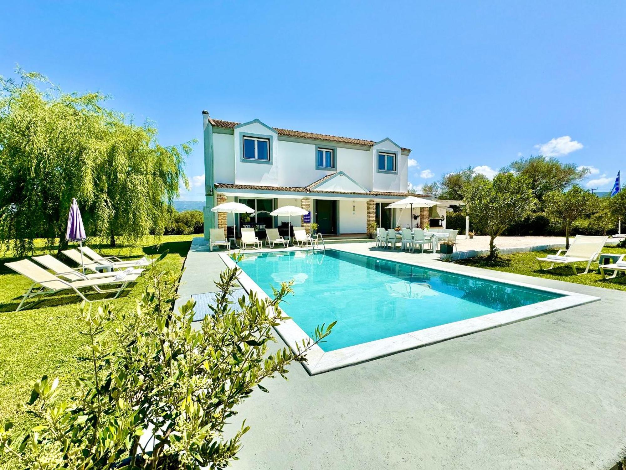 Villa Rubina Sidari With Private Pool By Dadovillas Велонадес Экстерьер фото