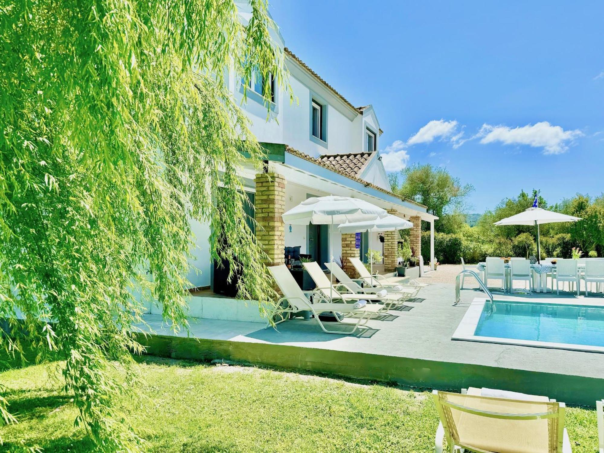 Villa Rubina Sidari With Private Pool By Dadovillas Велонадес Экстерьер фото