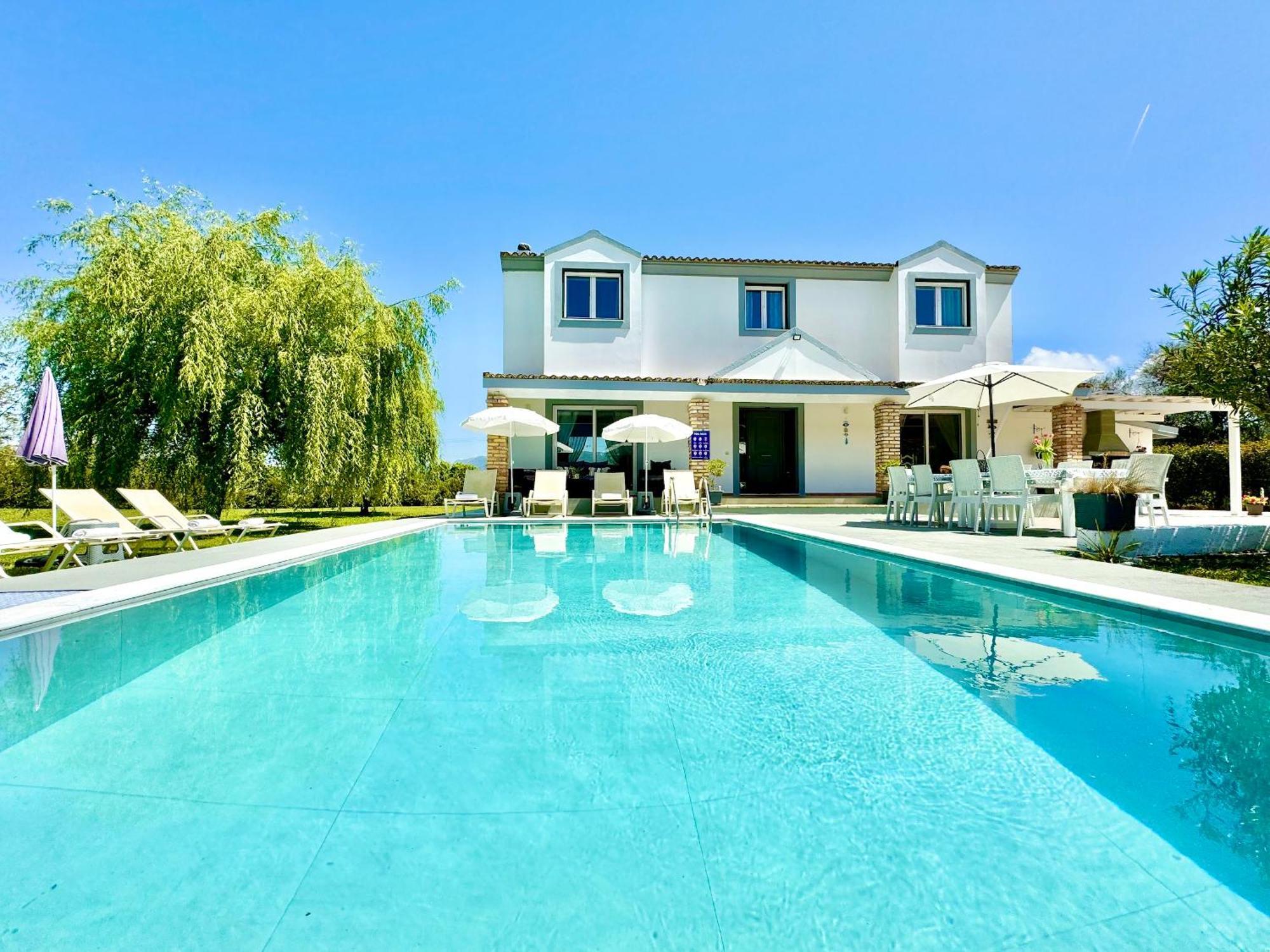 Villa Rubina Sidari With Private Pool By Dadovillas Велонадес Экстерьер фото
